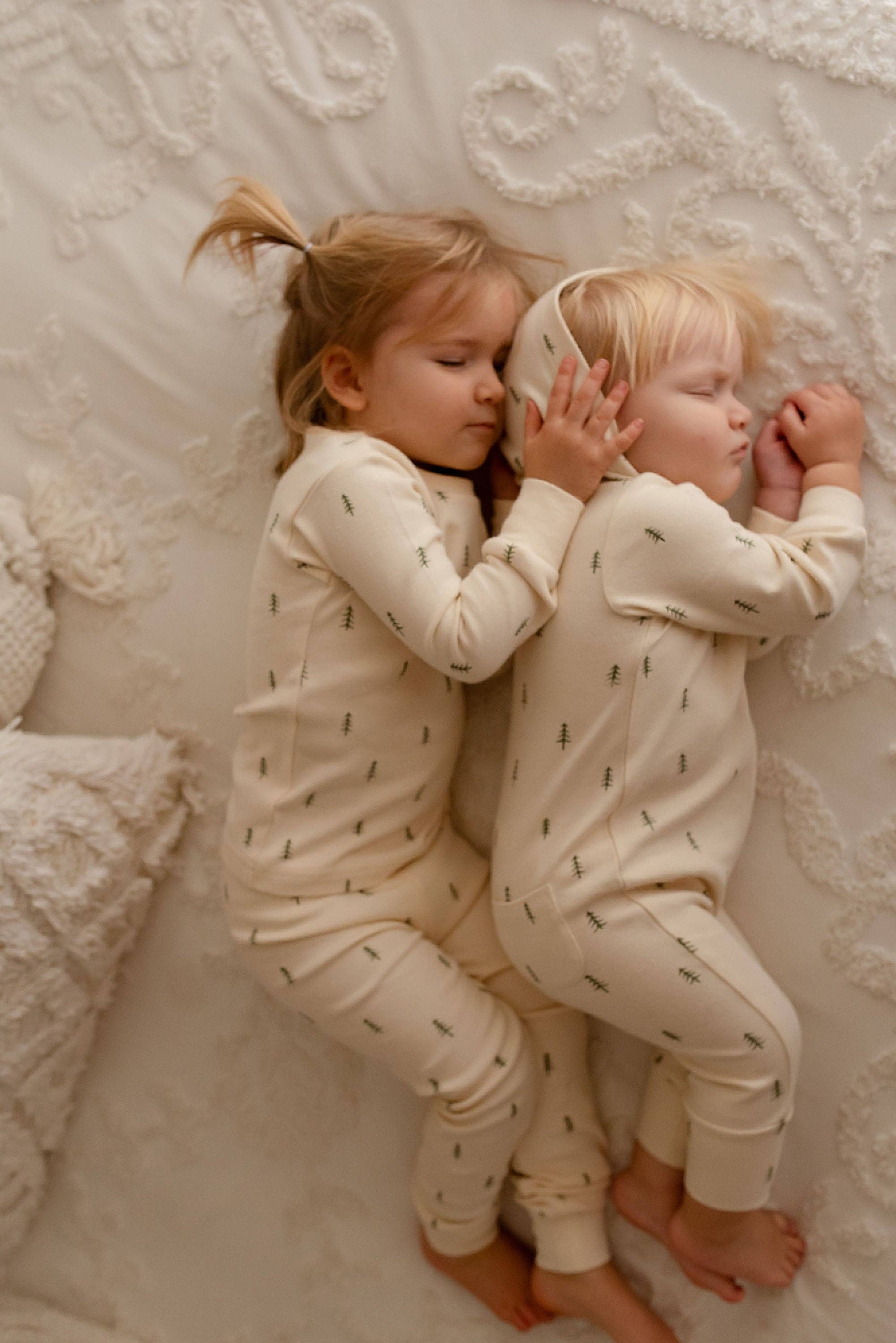 L'ovedbaby - Wholesale Sleepwear Set - Kids - Buttercream Tree | Kids' Organic PJ Set5