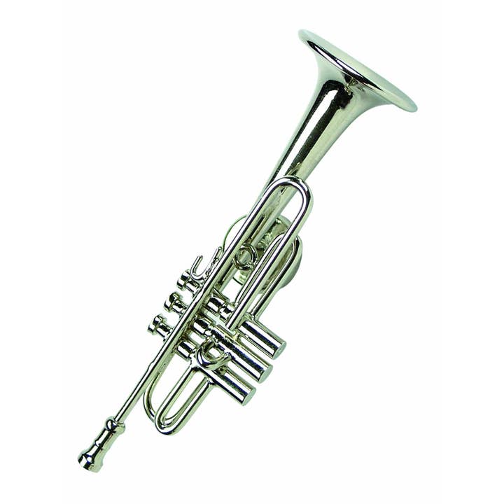 Silvertrumpetmagnet för wholesale av Broadway Gifts Co