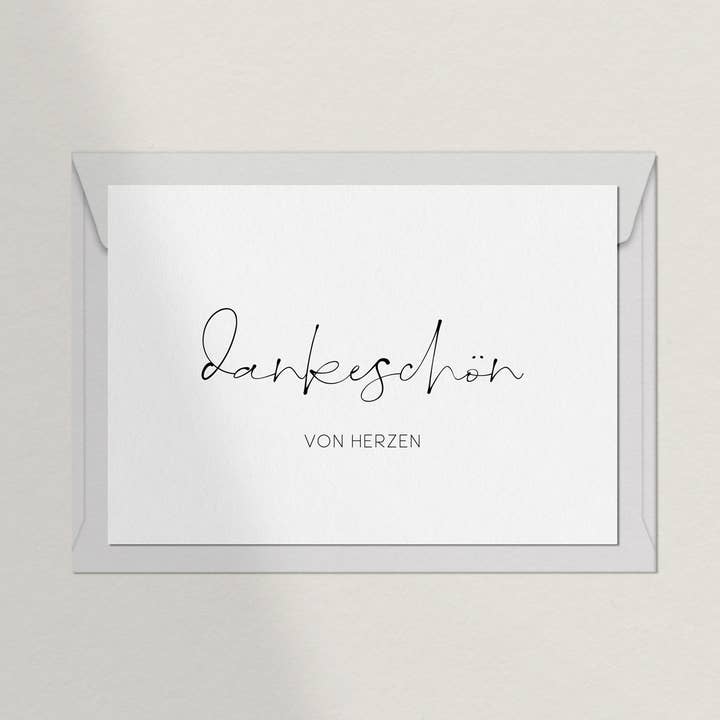 Tak postkort fra bunden af mit hjerte for engroshandel hos Debblschebbl Design Studio