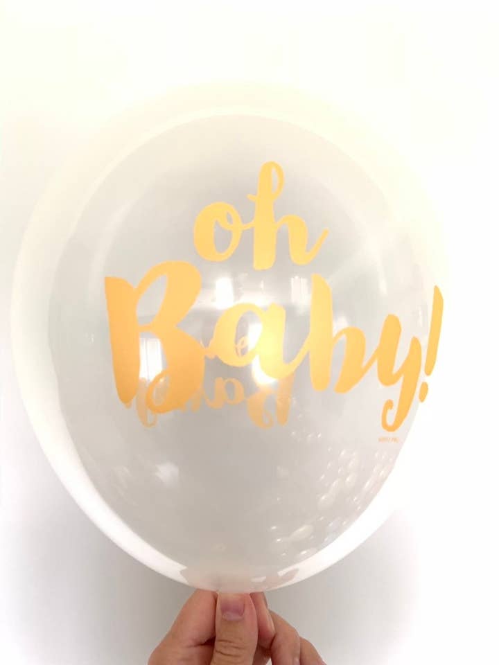 Ballons en latex Oh Baby | Ensemble de 10 Ballons en Latex pour la vente par Hullaballoons