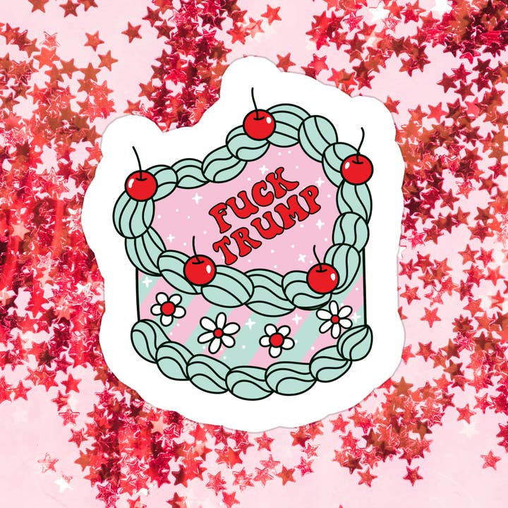 Stickers+ X Ashley Bexar - Wholesale Sticker - Feminist Liberal Democrat Funny FDT Waterproof Vinyl Sticker1