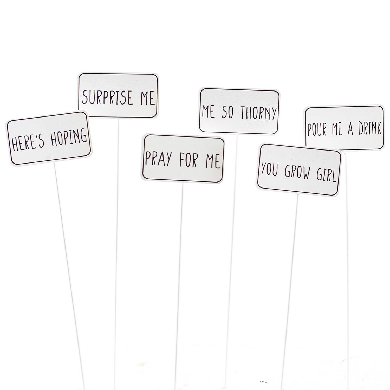 Oak Street Wholesale - Wholesale Garden/Lawn Stake - Funny Garden Picks0