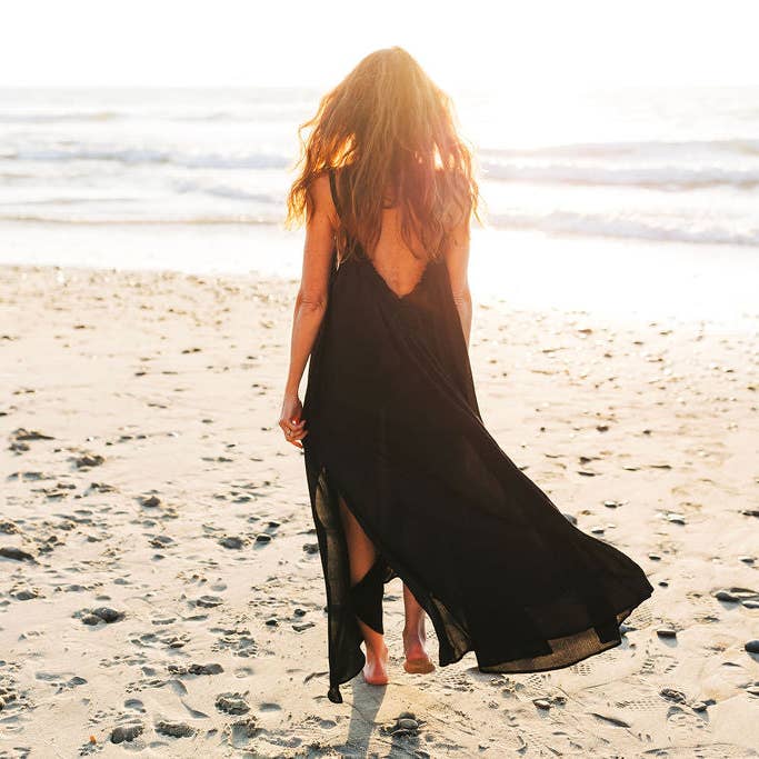 Bette - Wholesale Dress - Women's - Amalie Maxi Cover Up - Black1