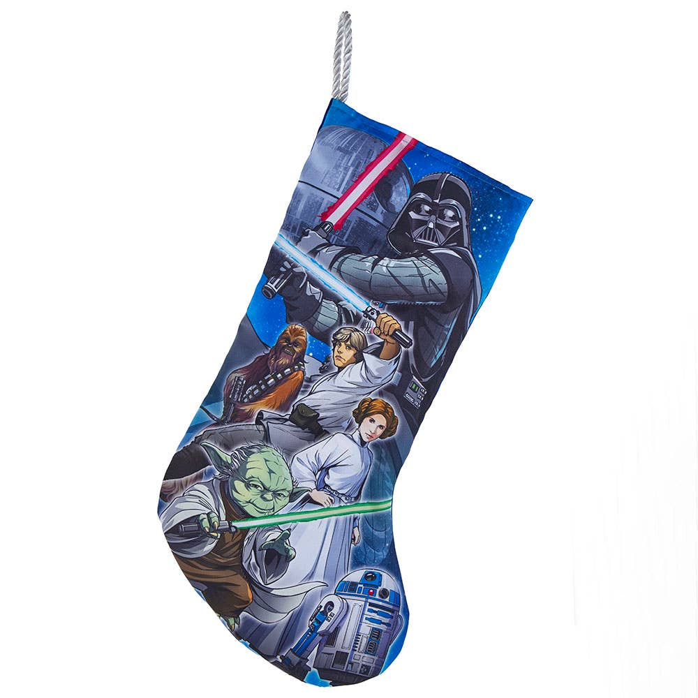 Kurt S. Adler, Inc. - Wholesale Holiday Stocking - 19"STAR WARS CLASSIC PRNTD STOCKING1