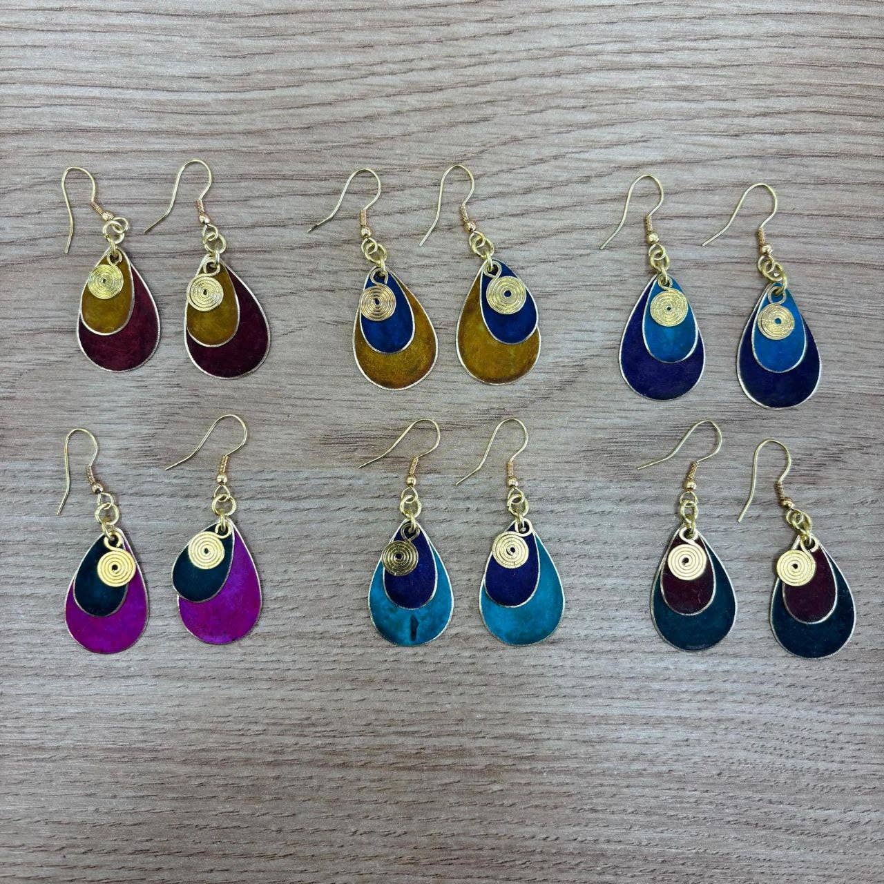 Hecho a mano - Wholesale Dangle Earrings - Enamel earrings9