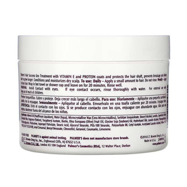 KT Supply - Wholesale Hair Thinning/Loss Treatment - Palmers Hair Success Gro Treatment 7.5 oz1