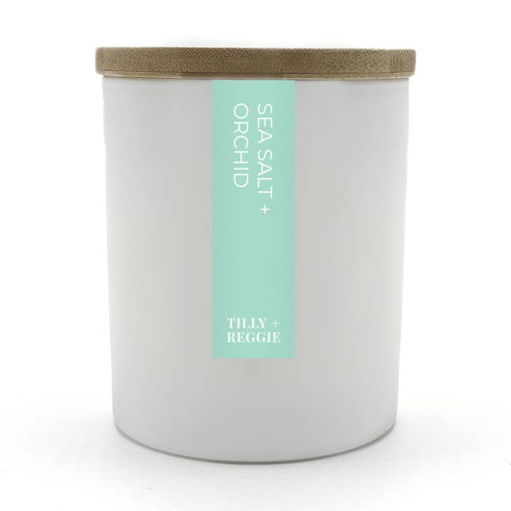 Soy Wax Candles | Classic Collection | Sea Salt + Orchid for wholesale by Tilly + Reggie
