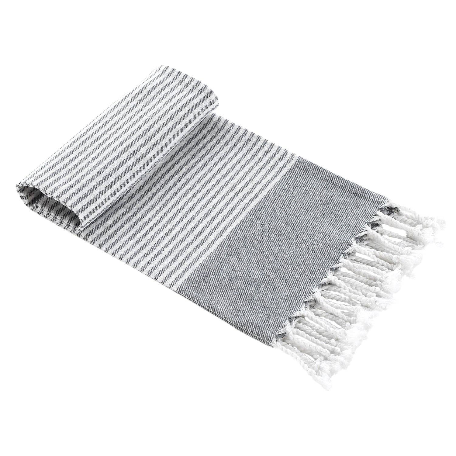 Barooga - Wholesale Hand Towel - Striped Turkish Hand Towels (Set of 3) 18 x 38 Inches5