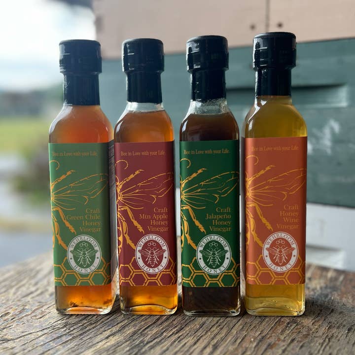 Craft Honey vinegar - 4 varieties for wholesale by Wehrloom Honey