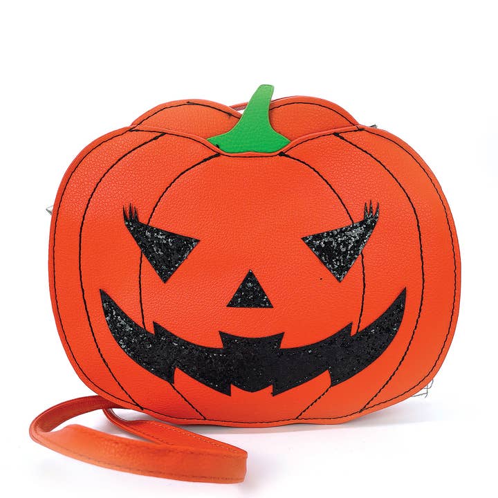 COMECO INC - Wholesale Crossbody Bag - Women's - Two Faced Jack-O-Lantern Crossbody Bag