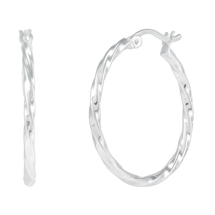 Silpada - Wholesale Hoop Earrings - Silpada 'Endless Twists' Hoop Earrings in Sterling Silver0