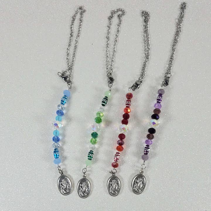 Amuleto de Espelho Retrovisor de Carro - São Cristóvão por atacado de Thorneapple Designs