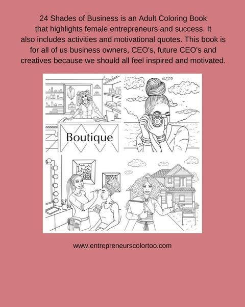 Entrepreneurs Color Too - Wholesale Coloring & Activity Book - Adult - 24 Shades of Business: An Adult Coloring Book (20)1