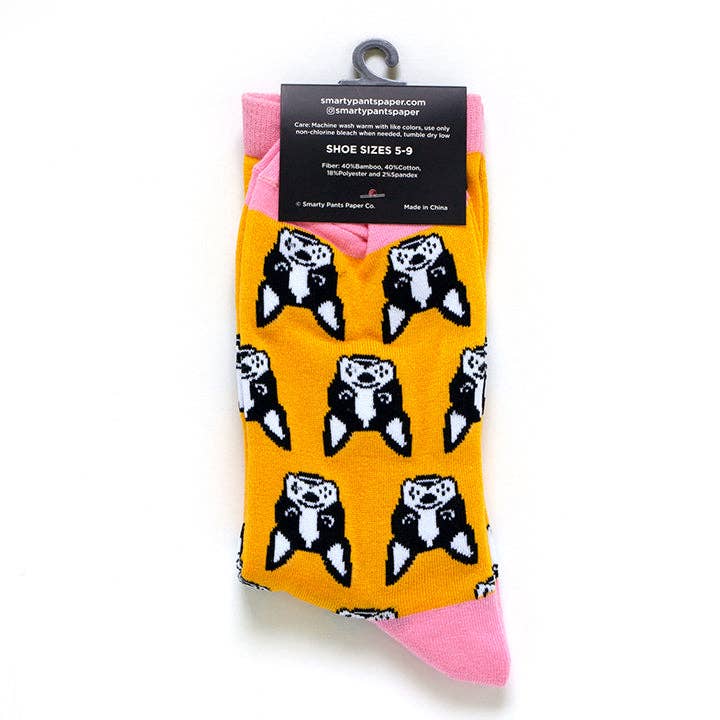 Smarty Pants Paper - Wholesale Socks - Women's - Boston Terrier socks3