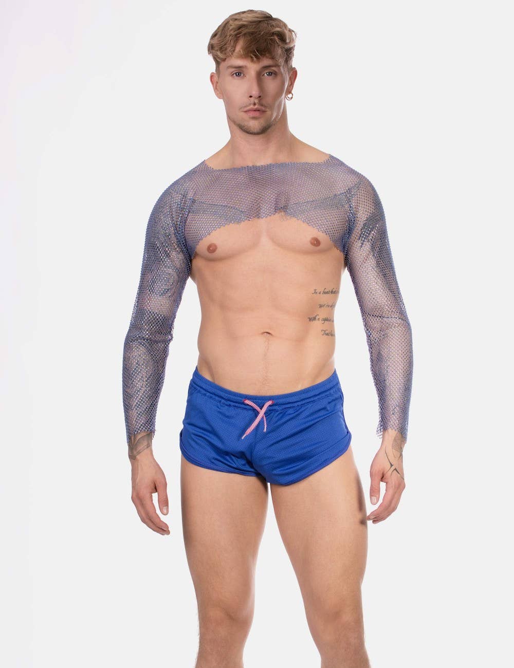 Stoftex LDA - Venta al por mayor Camiseta de tirantes - Hombre - Bolero Blinky de manga larga en red brillante2