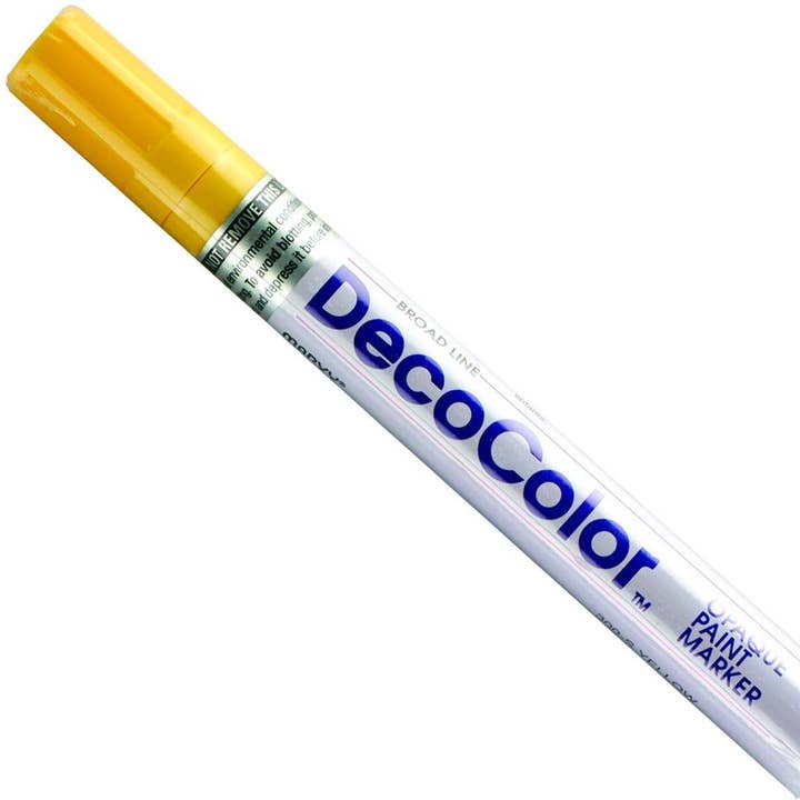 Yellow Broad Tip Deco Pen for wholesale by Child To Cherish®