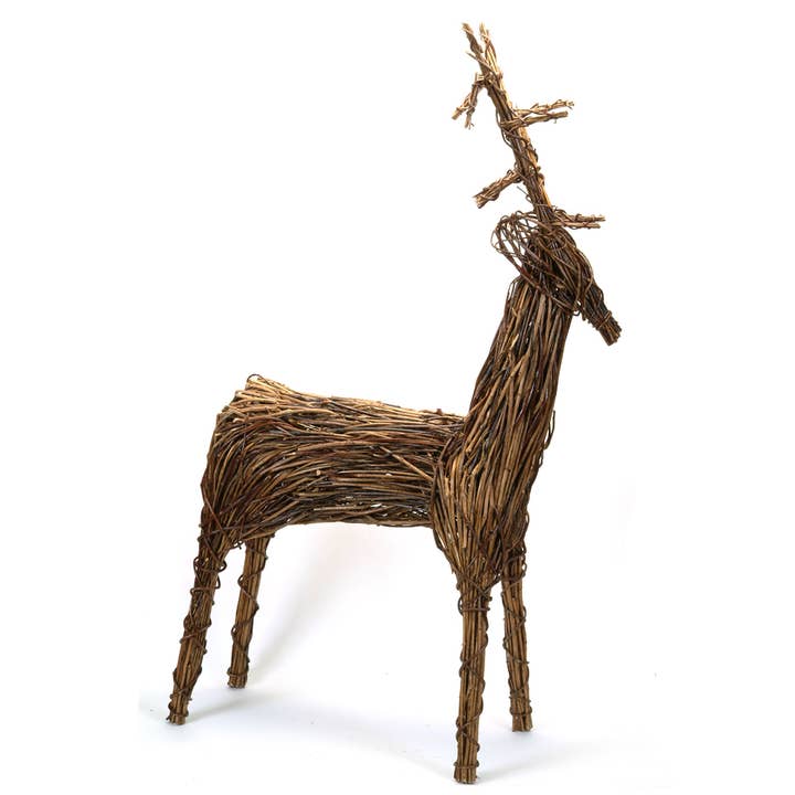 VINE STANDING REINDEER 64INCH for wholesale by Bacon Basketware