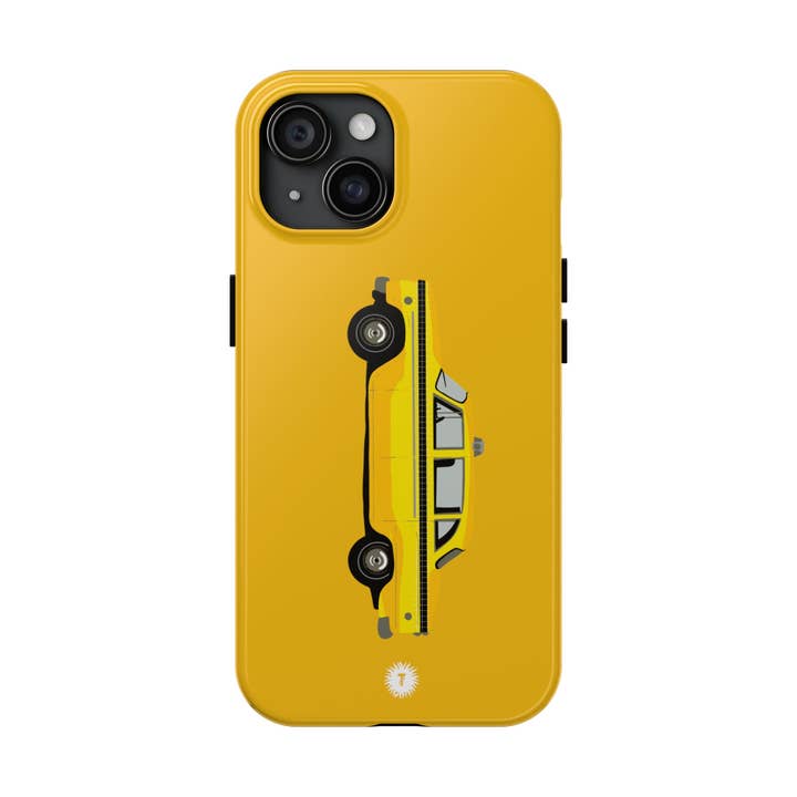Étui de téléphone jaune pour taxi pour la vente par Thursday’s Child Creative Studio
