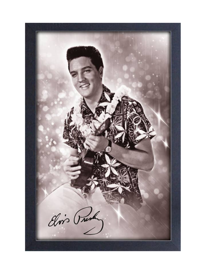 Elvis - Blue Hawaii Framed Print for wholesale by Pyramid America