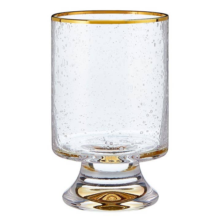 Gold Rimmed Old Fashioned Glass for wholesale by Santa Barbara Design Studio by Creative Brands