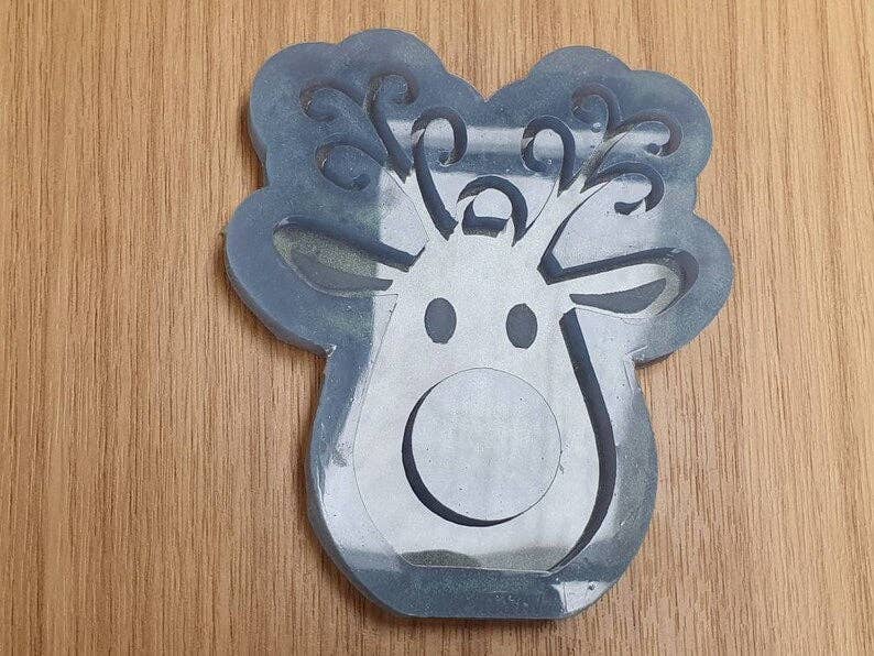 Mr Resin - Wholesale Chocolate/Candy Mold - Hanging Reindeer Ferrero Rocher / Lindt Holder Silicone Mould0