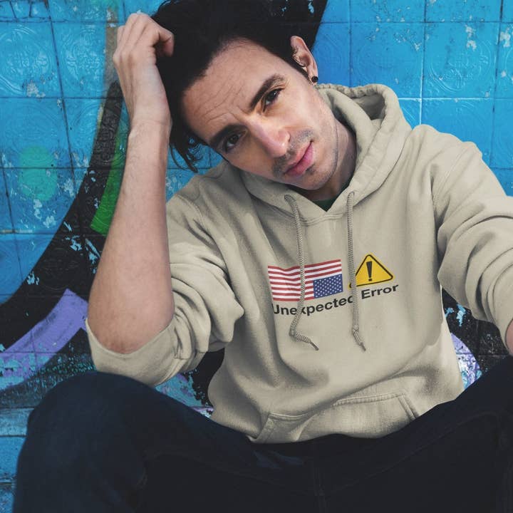 Errore Imprevisto - Felpa con Cappuccio Premium per la vendita all'ingrosso da parte di Something True and Beautiful