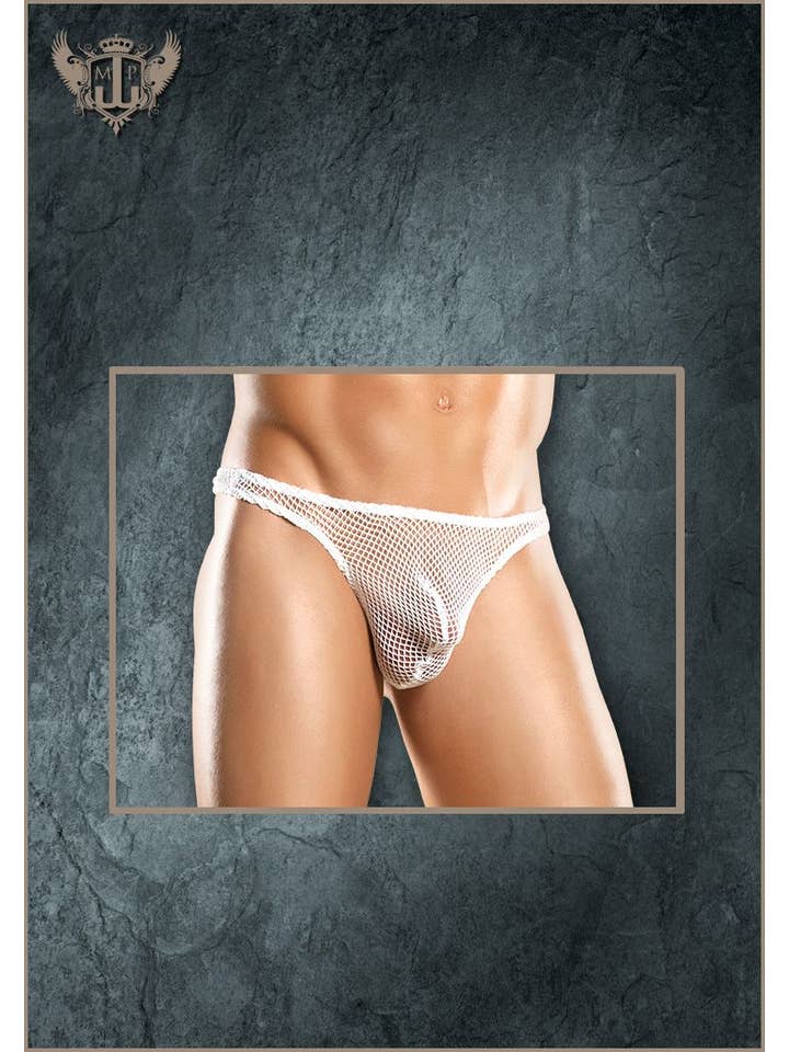 Lingerie Mart - Wholesale Underwear - Men's - Male Power Stretch Net Bong Thong MP44211