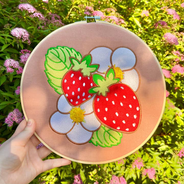 Strawberry Blossom Wall Hanging! for wholesale by Clammy Heart