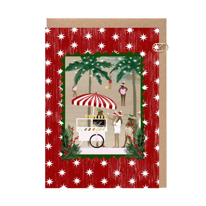 Kerststrand Rode Kaart voor wholesale door Meloo