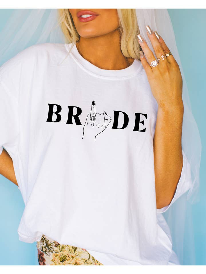 Bash - Wholesale Screen Printed T-Shirt - Women's - Bridal Apparel, Bride Tee, Bridal Collection