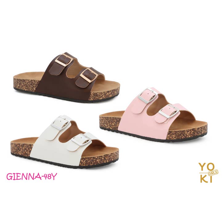 Girls-Gienna Two Strap Sandals Girls-Gienna Two Strap Sandals