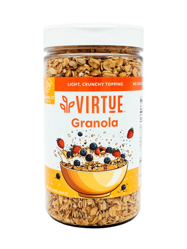 Original Nut Free Granola Shaker for wholesale by Virtue Foods Inc.