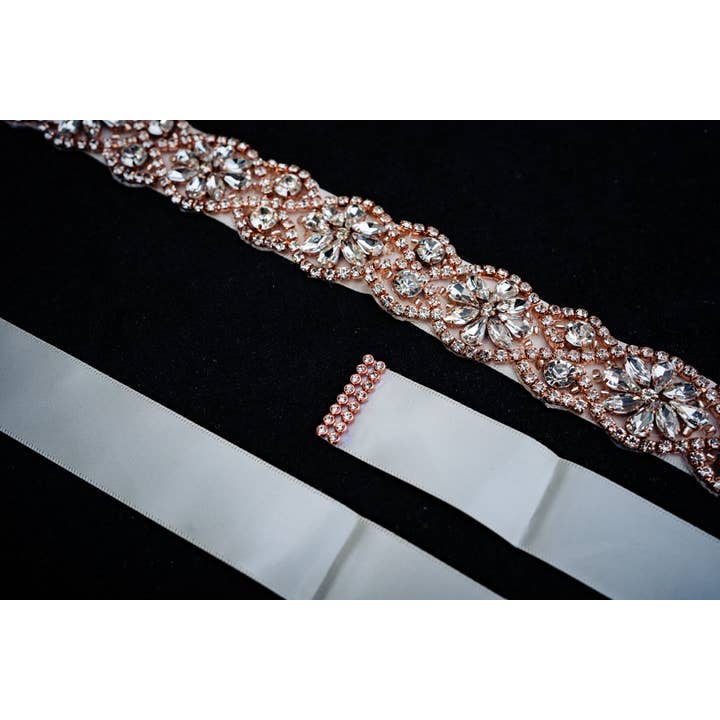 Brides and Belts - Wholesale Belt - Women's - Coco Handmade Rhinestone Crystal Women's Belt9