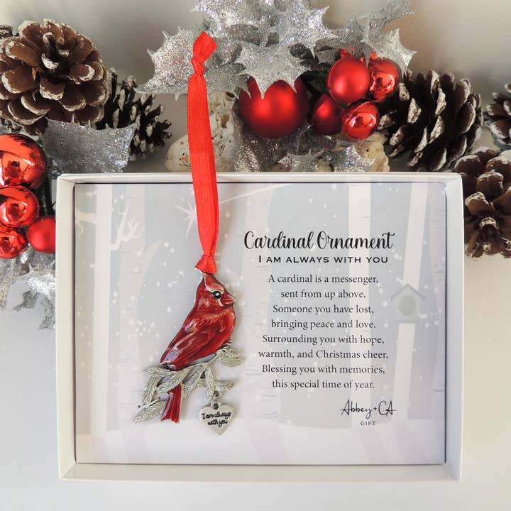 Abbey & CA Gift - Wholesale Ornament - I Am Always With You Cardinal Ornament