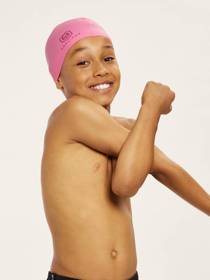 SOUL CAP - Wholesale Swim Cap - Kids & Baby - Kids Voluminous Swim Cap - Long, Curly & Big Hair21