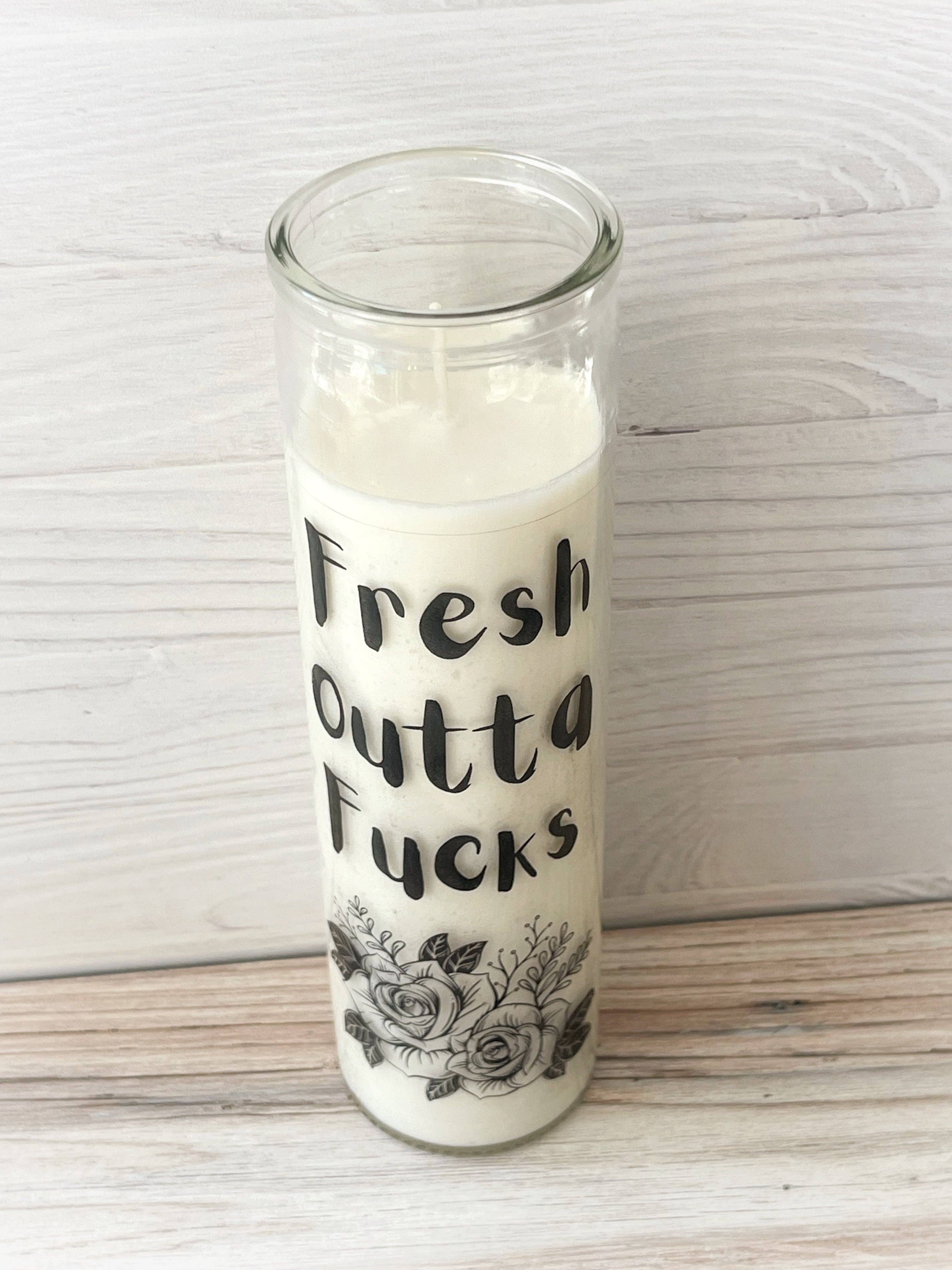 Rage Gems & Jewelry – Engroshandel Glaslys – Fresh Outta Fucks bønlys1