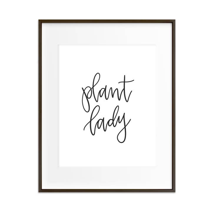 Instead of Ashes - Vente Affiche d'art - Plant Lady - Impression 8x100