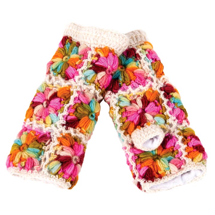 Nirvanna Designs, Inc. - Wholesale Hand Warmer - Multi Color Flower Crochet Handwarmers23