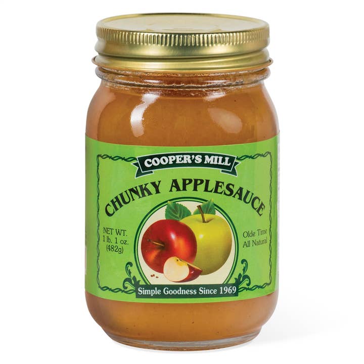 Chunky Applesauce Pint for wholesale by Cooper's Mill