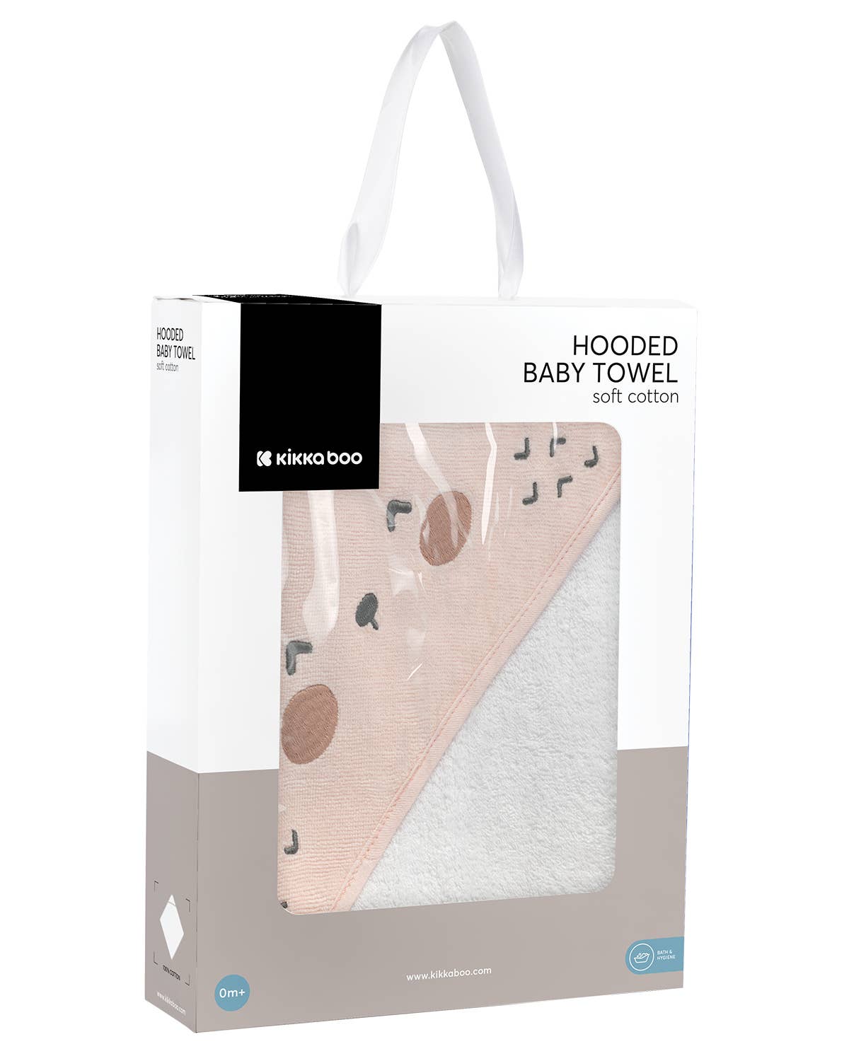 Kika Group Ltd. – wholesale Handduk med huva - Barn och baby – Huvhandduk i frotté 90x90 cm med Hedge-Hugs-design2