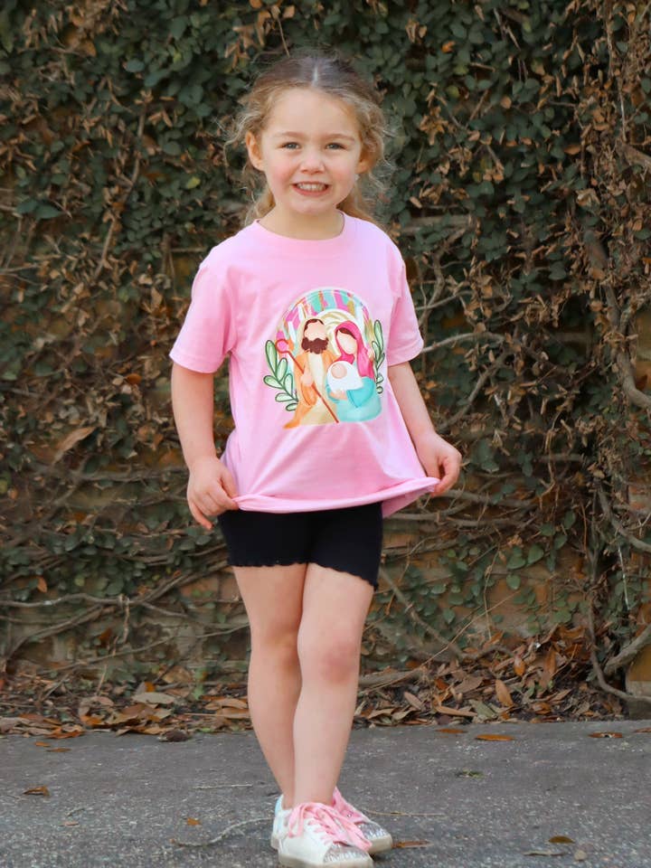 Christian Abstract Nativity T-Shirt for wholesale by Signs By Aprils LLC