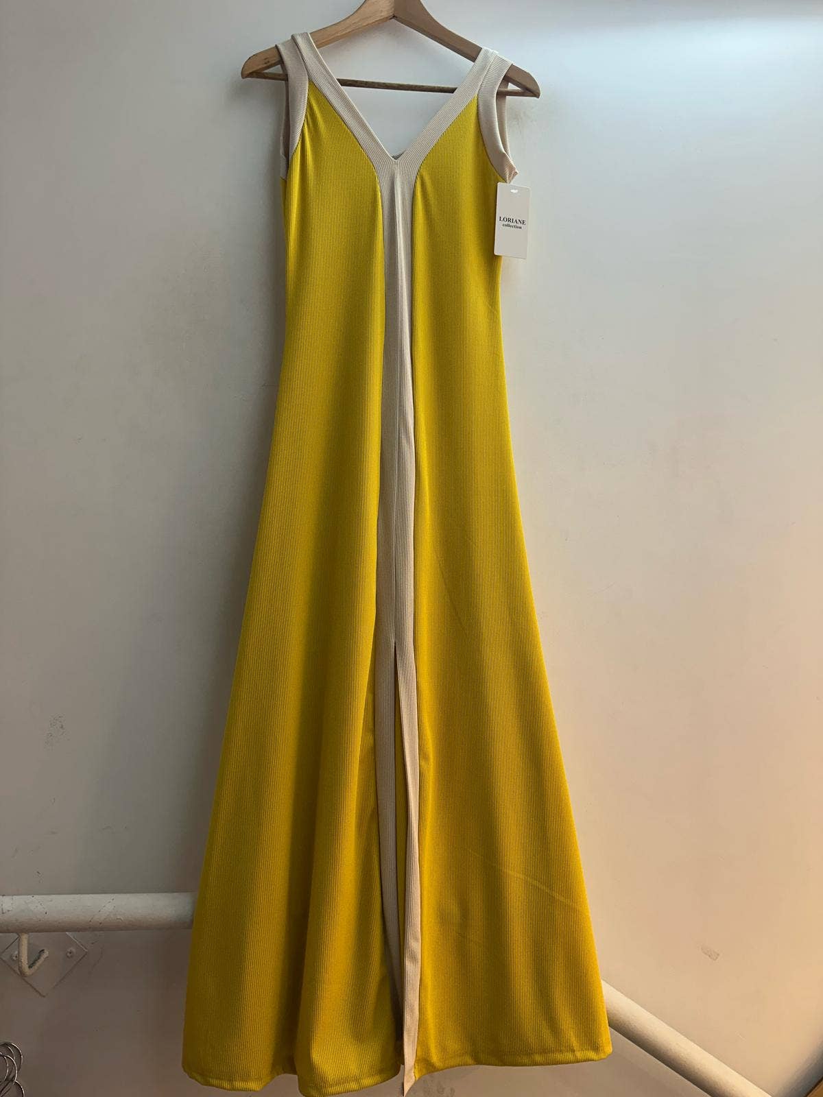 LORIANE - Vendita all'ingrosso Vestito - Donna - 9655 Abito lungo bicolore con spalline8