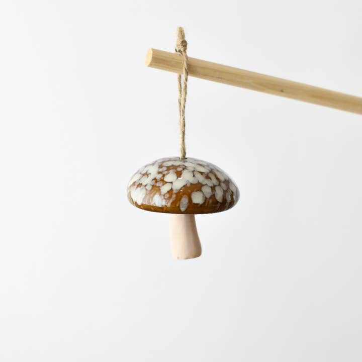Gainsborough Giftware - Wholesale Ornament - Hanging Mushroom Deco, 7.3cm