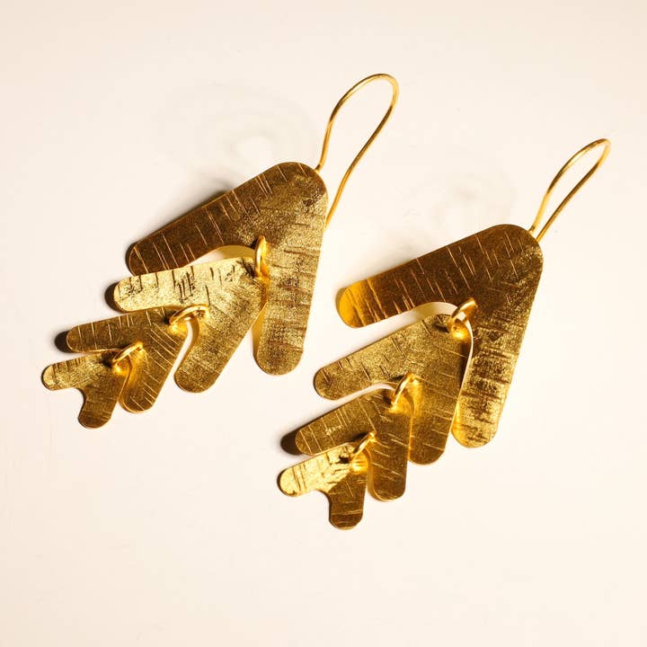 Pinnate Earrings for wholesale by Hattusas Bazaar