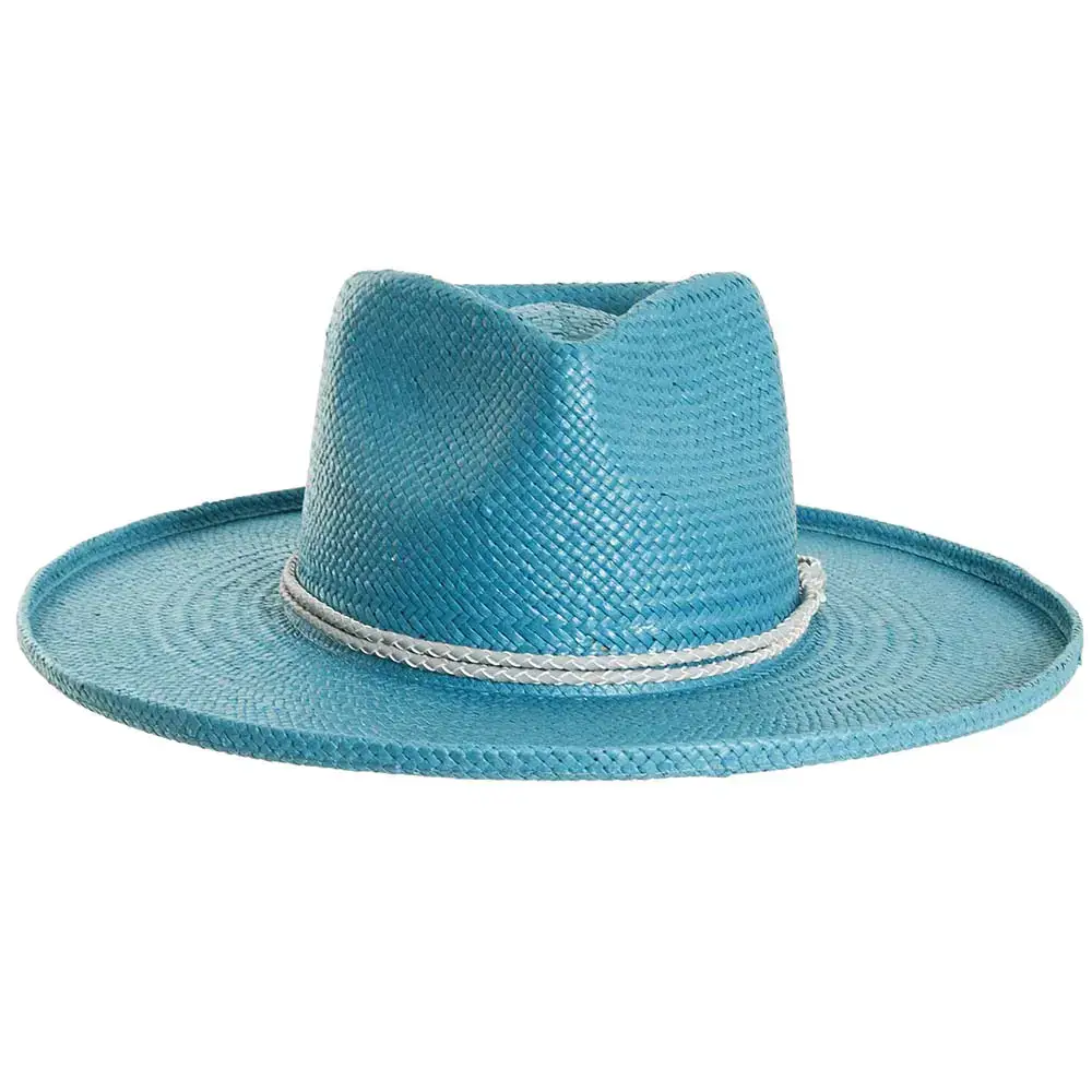 American Hat Makers - Wholesale Straw Hat - Unisex - Straw Sun Hat Curled Brim - Style Horseshoe Bay3
