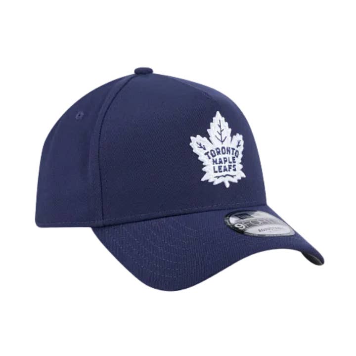 CASQUETTE SNAPBACK BLEU MARINE TORONTO MAPLE LEAFS 9FORTY A-FRAME NEW ERA pour la vente par Rat City Sk8 Shop