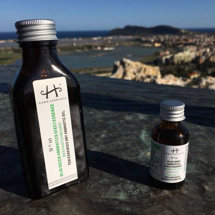 HerbSardinia srl - Vendita all'ingrosso Olio bagno/corpo - Olio Aromatico Dry Dieci Essenze Biologico