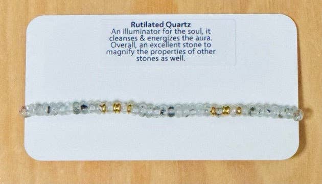 Santore Jewelry Company - Wholesale Beaded Bracelet - Linea Beaded Stretch Bracelet - Ships Carded32