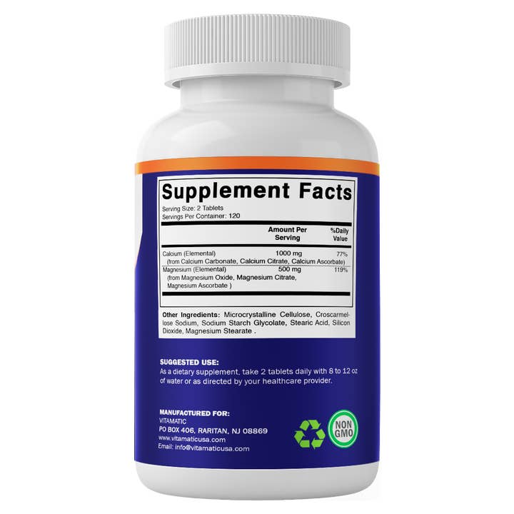 Vitamatic - Wholesale Oral Supplement/Vitamin - Vitamatic Calcium Magnesium Complex - 240 Tablets7