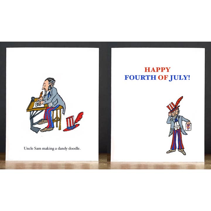 Fourth of July: A Dandy Doodle for wholesale by Cards by Charlot